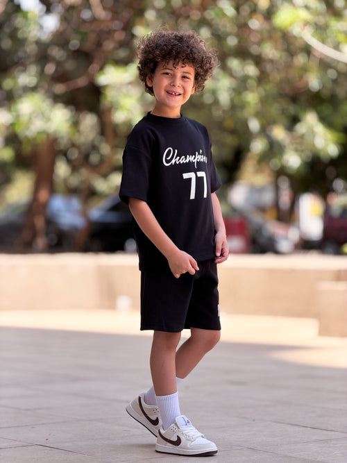 Champion 77 Cotton Set - Midnight kids cotton set