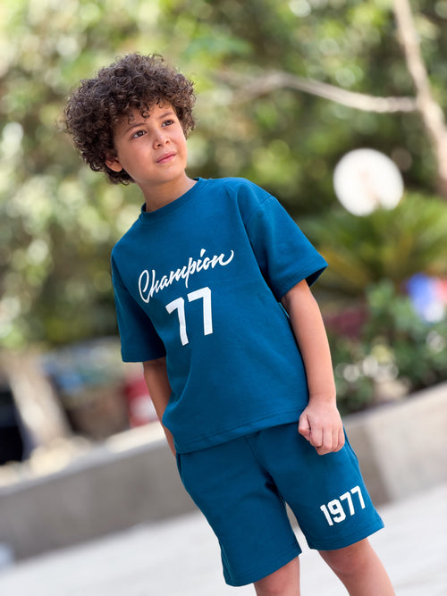 Champion 77 Cotton Set - Ocean kids cotton set