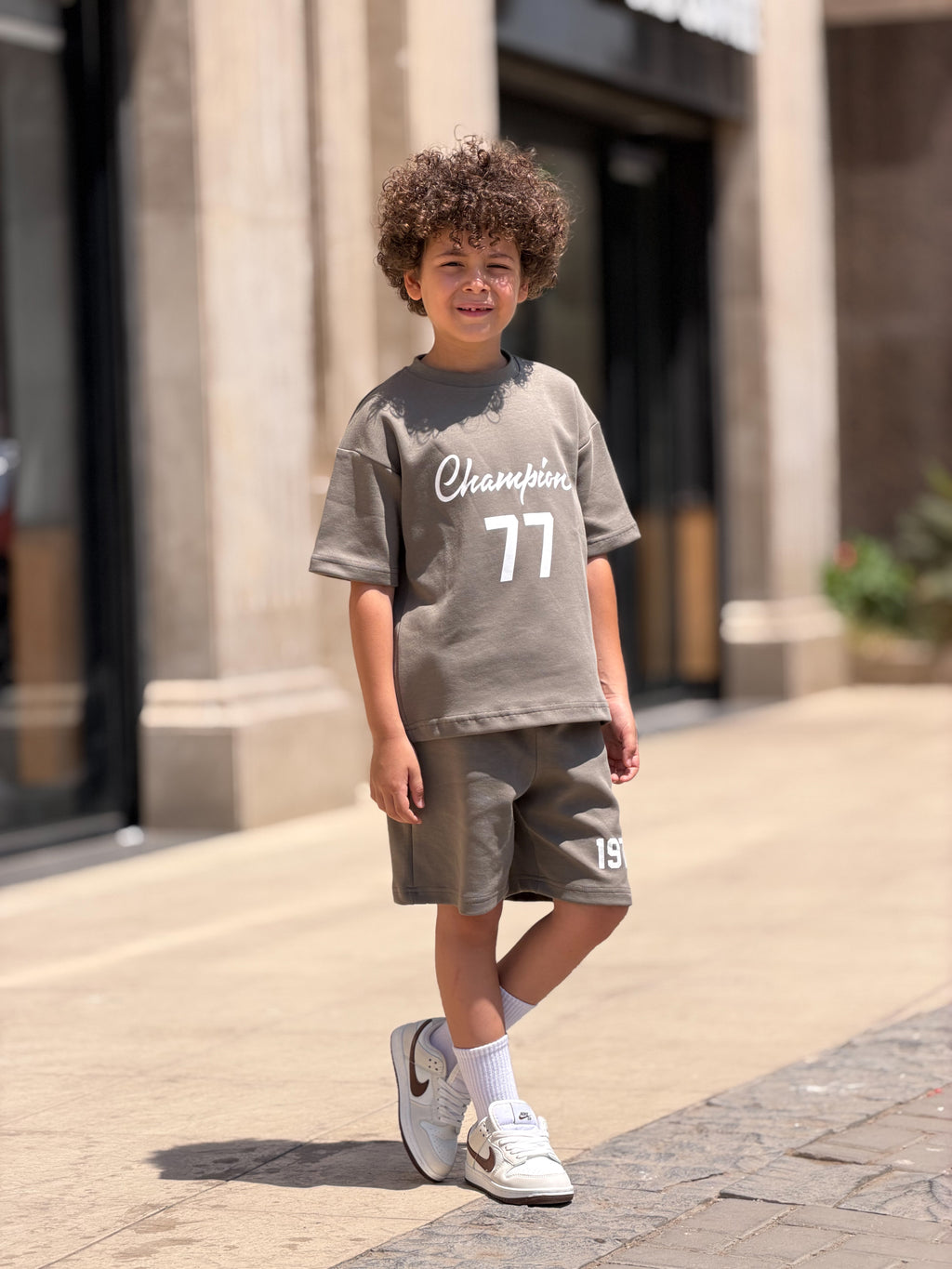 Champion 77 Cotton Set - Smoke kids cotton set