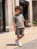 Champion 77 Cotton Set - Smoke kids cotton set