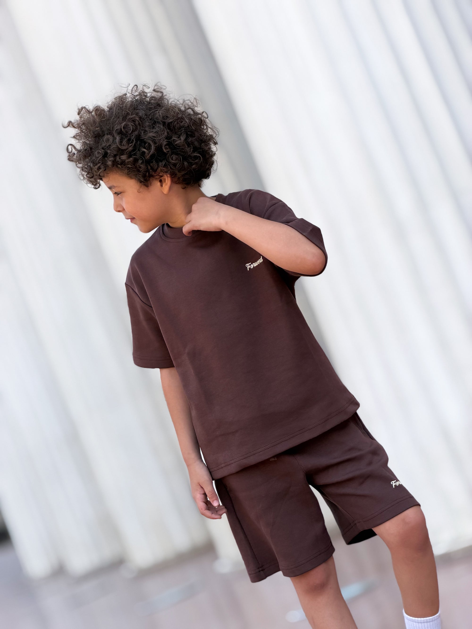 Forward Cotton Set - Mocha kids cotton set