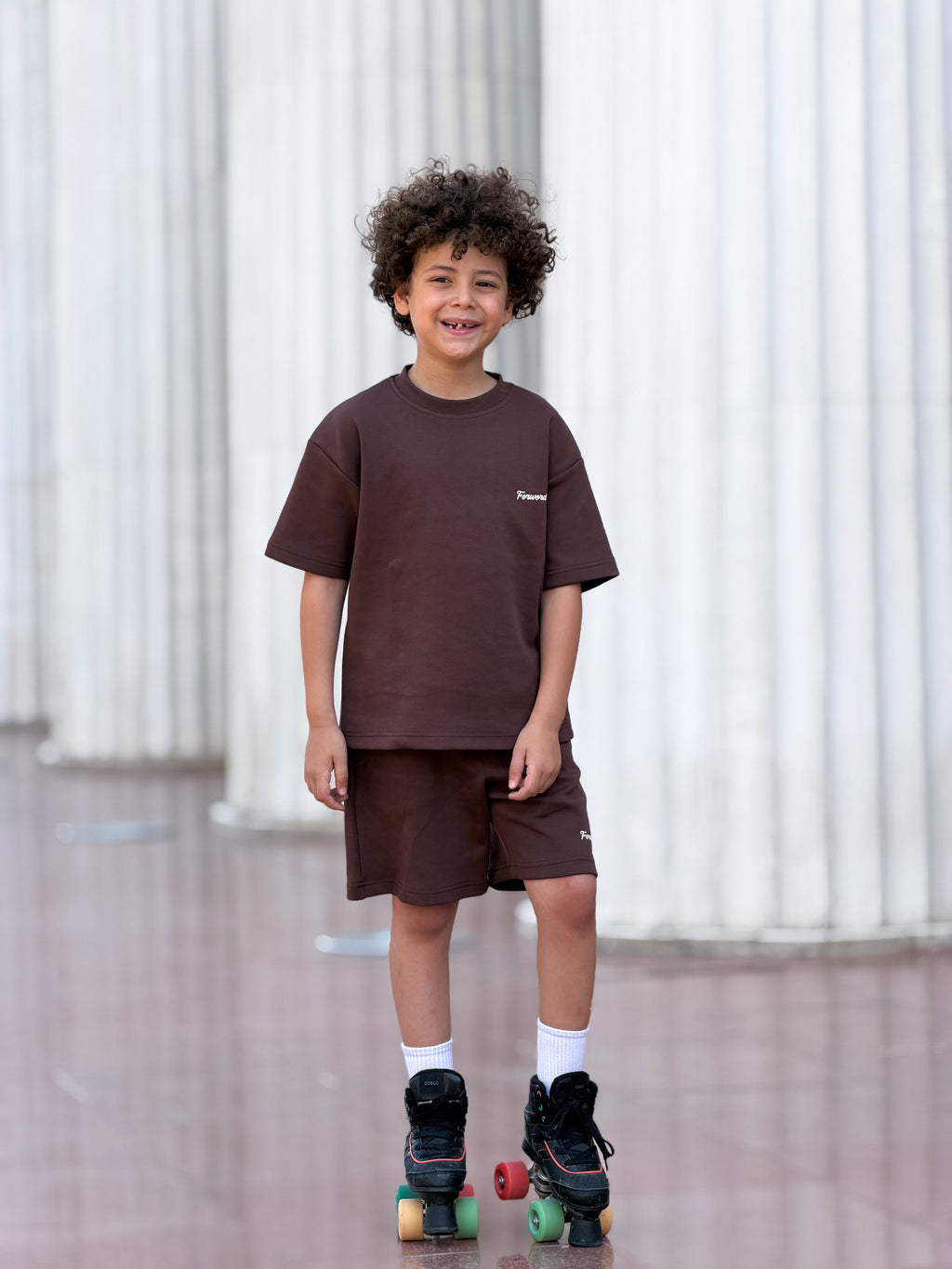 Forward Cotton Set - Mocha kids cotton set