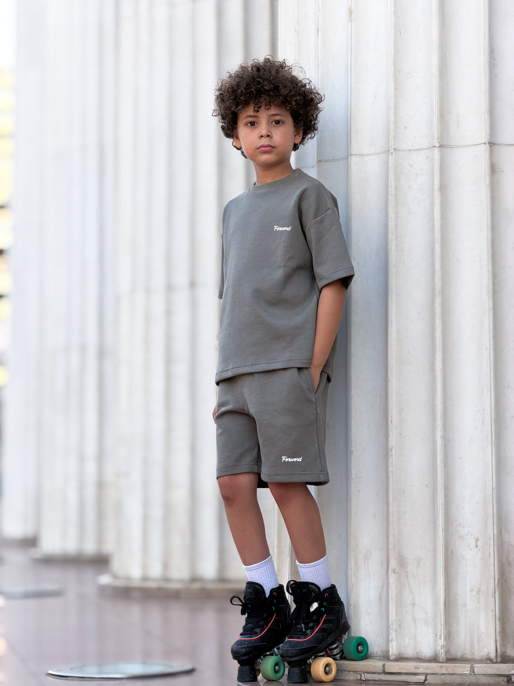 Forward Cotton Set - Smoke kids cotton set