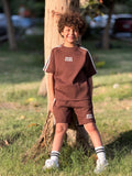 Mini Oaks Signature Set - Mocha kids cotton set